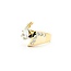 Ring Burnished .77ct Pear Diamond .42ctw Diamonds 14ky Sz5 5.8g 225080009