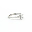 Ring Solitaire .55ct Oval Diamond Platinum Sz4.5 2.75g 225060029