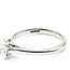 Ring Solitaire .55ct Oval Diamond Platinum Sz4.5 2.75g 225060029