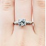 Ring Mid Century 1.04ct Round Diamond .12ctw Diamonds Platinum Sz8 3.5g 225080007