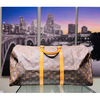 Handbag Louis Vuitton Keepall 55 Monogram 125085022
