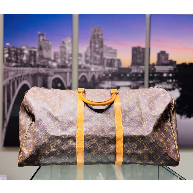Handbag Louis Vuitton Keepall 55 Monogram 125085022