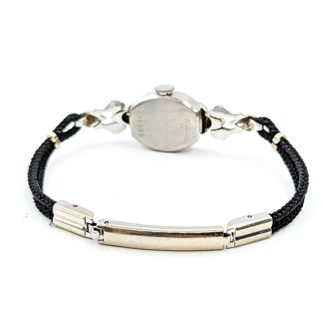 Watch Bulova Wind Up Wristwatch .03ctw Single Cut Diamonds 14kw 7.3g 225070139