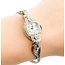 Watch Waltham Wind Up Wristwatch .20ctw Single Cut Diamonds 14kw 6.5" 14.9g 225070144