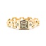 Watch Hilton Wind Up Wristwatch .02ctw Single Cut Diamonds 14ky 6.5" 20.8g 225070137