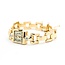 Watch Hilton Wind Up Wristwatch .02ctw Single Cut Diamonds 14ky 6.5" 20.8g 225070137
