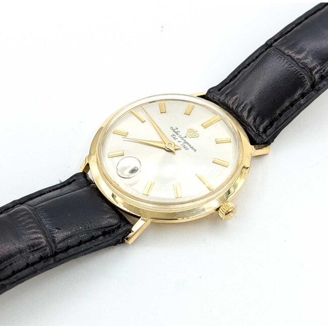 Watch Jules Jurgensen 1960's 34mm 18ky Leather Strap Watch Only 225086607