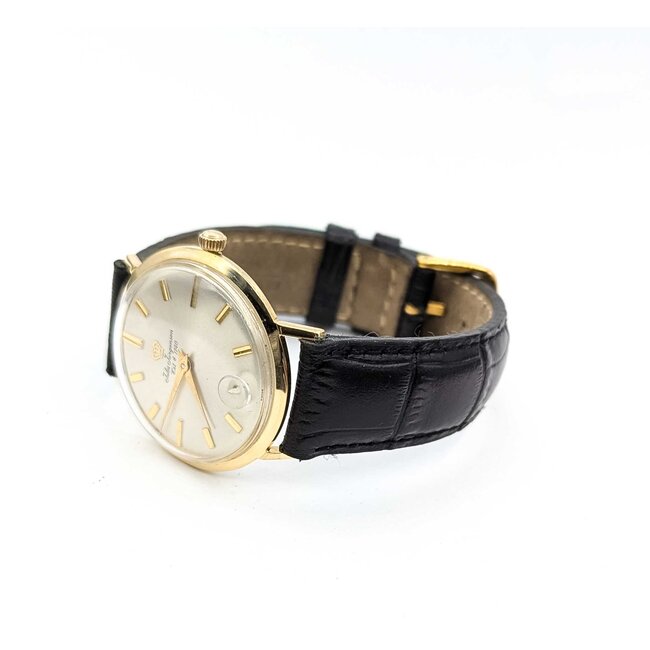 Watch Jules Jurgensen 1960's 34mm 18ky Leather Strap Watch Only 225086607