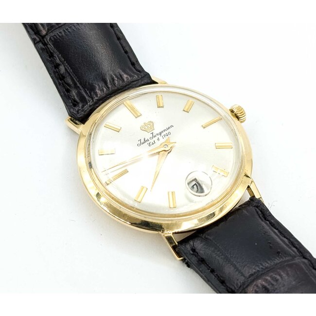 Watch Jules Jurgensen 1960's 34mm 18ky Leather Strap Watch Only 225086607