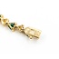 Bracelet Link 1.52ctw Round Diamonds 3.60ctw Emerald 14ky 7.75" 12.4g 225070130