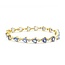Bracelet Link 1.06ctw Round Diamonds 9.18ctw Tanzanite 14ky 7" 12.5g 225070131