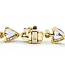 Bracelet Link 1.06ctw Round Diamonds 9.18ctw Tanzanite 14ky 7" 12.5g 225070131