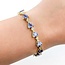 Bracelet Link 1.06ctw Round Diamonds 9.18ctw Tanzanite 14ky 7" 12.5g 225070131