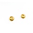 Earrings Bezel Set .04ctw Round Diamonds 14ky 8mm 1.6g 225070099