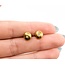Earrings Bezel Set .04ctw Round Diamonds 14ky 8mm 1.6g 225070099