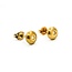 Earrings Bezel Set .04ctw Round Diamonds 14ky 8mm 1.6g 225070099