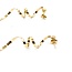 Earrings Swirls 14ky 61x8mm 2.7g 225070043