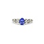 Ring Vintage Style .15ctw Round Diamonds .80ct Tanzanite 14kw Sz7.25 3.5g 225070142