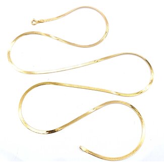 Necklace Herringbone 14ky 2.7mm 30" 7.4g 125082003