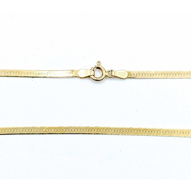Necklace Herringbone 14ky 2.7mm 30" 7.4g 125082003
