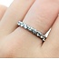 Ring Bridal Eternity 2.00ctw Round Diamonds 14kw sz6.5 2.7mm 124060503