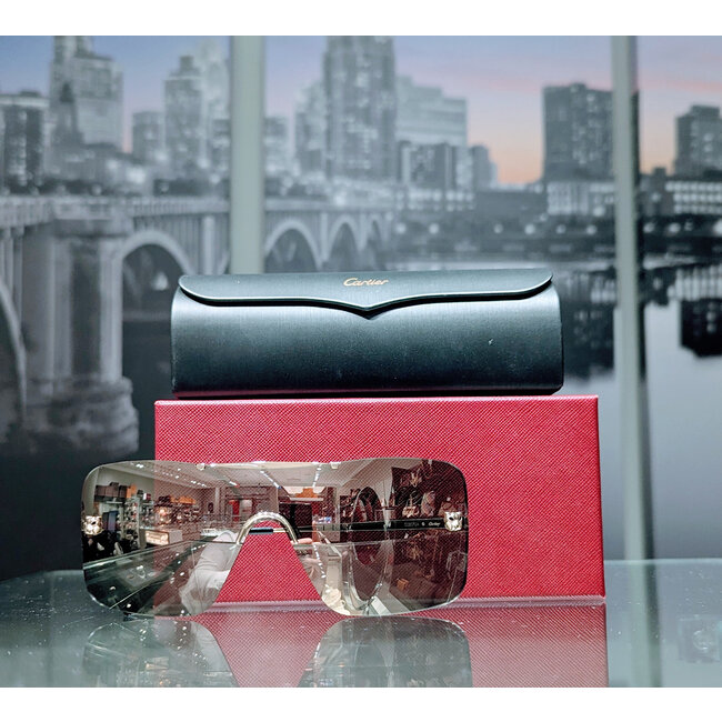 Sunglasses Cartier Panther Shield D09C70A 125085070