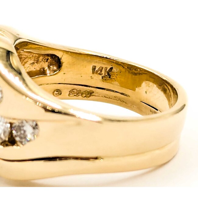 Ring Set 1.35ct Round Diamonds .92ctw Diamonds 14ky Sz9 14.64g 225080030