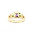 Ring .75ct Purple Amethyst .50ctw Green Tsavorite Garnet 14ky Sz5.5 5.1g 225080042
