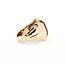Ring Red Synthetic Stone 10ky Sz6.5 6.5g 225080050