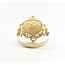 Ring Vintage Filigree heart 14ky Sz6 2.1g 225072046