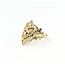 Ring Vintage Filigree heart 14ky Sz6 2.1g 225072046