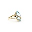 Ring 3.50ct Blue Topaz 14ky Sz5.5 3.33g 225080060