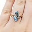 Ring 3.50ct Blue Topaz 14ky Sz5.5 3.33g 225080060