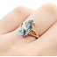 Ring 3.50ct Blue Topaz 14ky Sz5.5 3.33g 225080060