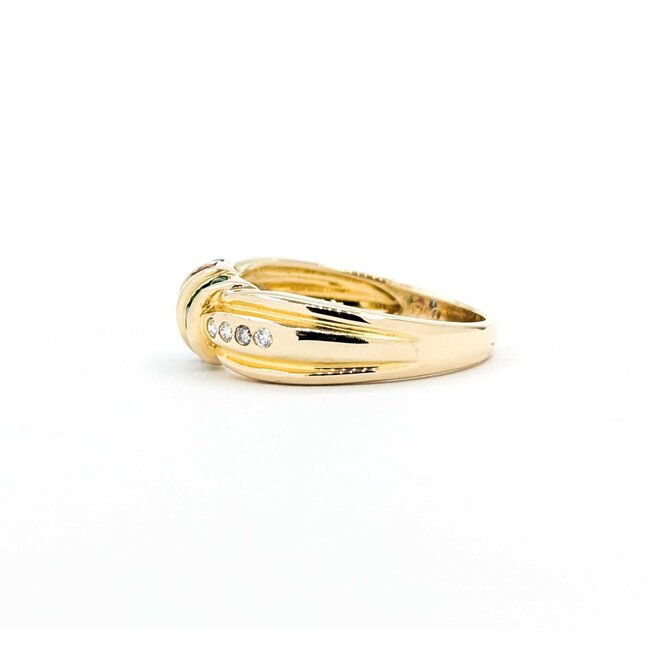 Ring .08ctw Round Diamond .15ctw Blue/Red Ruby/Sapphire .08ctw Emerald 18ky Sz7 3.80g 225080081