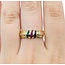 Ring .08ctw Round Diamond .15ctw Blue/Red Ruby/Sapphire .08ctw Emerald 18ky Sz7 3.80g 225080081