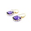 Earrings Roberto Coin 43ctw Purple Amethyst 18ky 35x20.5mm 12.81g 225080080