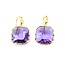 Earrings Roberto Coin 43ctw Purple Amethyst 18ky 35x20.5mm 12.81g 225080080
