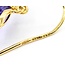 Earrings Roberto Coin 43ctw Purple Amethyst 18ky 35x20.5mm 12.81g 225080080