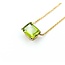 Necklace 2.45ct Peridot 14ky 17-18" 2.88g 225080078