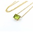 Necklace 2.45ct Peridot 14ky 17-18" 2.88g 225080078