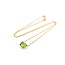 Necklace 2.45ct Peridot 14ky 17-18" 2.88g 225080078