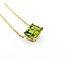 Necklace 2.45ct Peridot 14ky 17-18" 2.88g 225080078