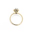 Ring Vintage Cluster .08ctw Round Diamonds .09ct Sapphire 10ky Sz6.5 1.8g 225080024