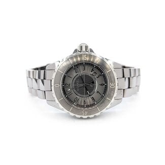 Watch Chanel J12 OM76456 Grey 34mm Ceramic 6.5" Watch Only 225086608