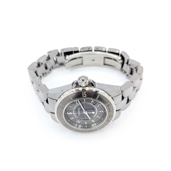 Watch Chanel J12 OM76456 Grey 34mm Ceramic 6.5" Watch Only 225086608