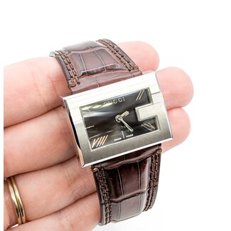 Watch Gucci G 100L 30x22mm Stainless Steel 7.5" Watch Only 125076008