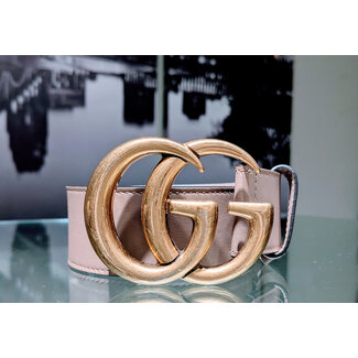 Belt Gucci Procelain Rose Calfskin GG 125095015