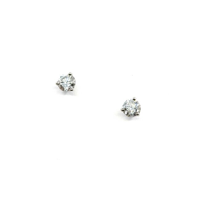 Earrings 1.2ctw Round Diamonds 14kw 1.2g 225080084