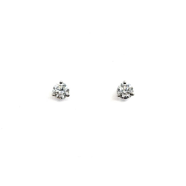 Earrings 1.2ctw Round Diamonds 14kw 1.2g 225080084